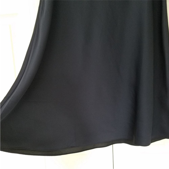 J. Crew Gwyneth Slip Midi Skirt Size Large Dark Navy Blue NWT AC467 - Picture 2 of 4